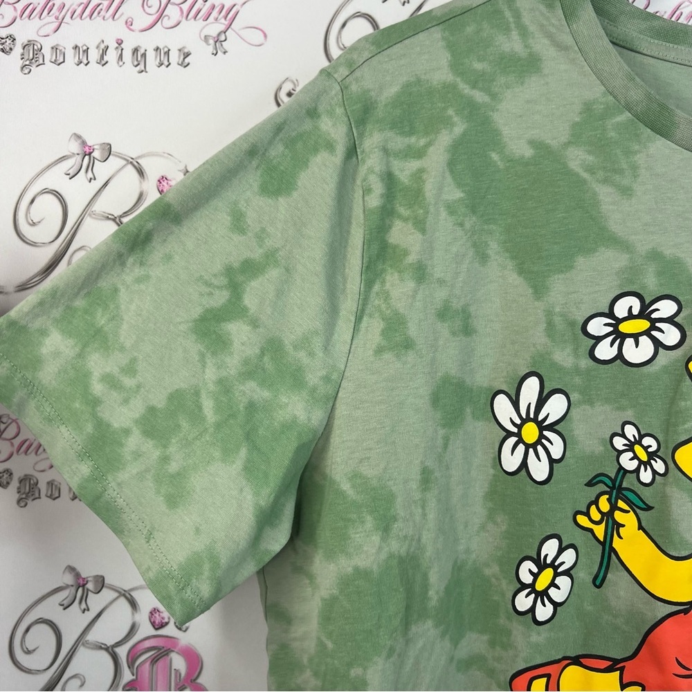 The simpsons tshirt tee flowers picking Green Nature Lover white red T-Shirt - Picture 4 of 9